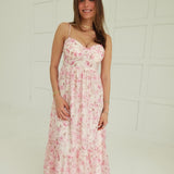 Pretty In Petals Midi Dress