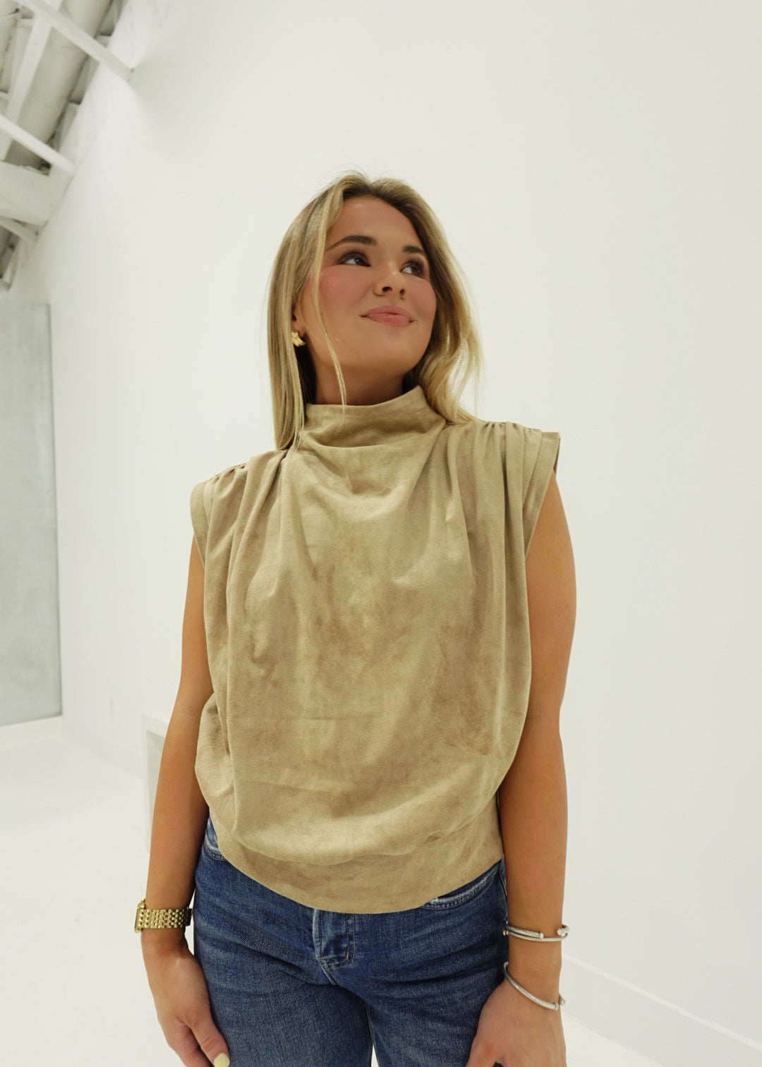 Smooth Talkin' Top - Taupe