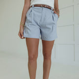 Layfair Trouser Shorts - Dew Blue