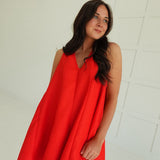 Game Winning Romper - Red