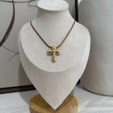 Cross Cord Necklace - GT