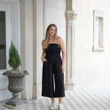 Tully Strapless Jumpsuit - Black