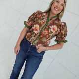 Madge Floral Top