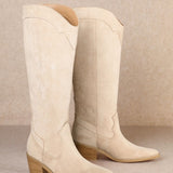 Huck Knee-High Boot - Beige