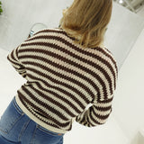 Chancey Sweater Top - Dk Brown