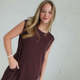 Amelia Midi Dress - Brown