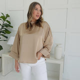 Karmyn Blouse - Taupe