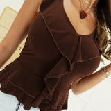 Bet On It Top - Brown
