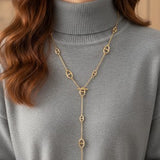 Stationed Link Chain Necklace