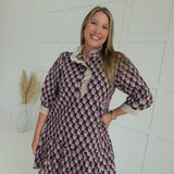 Breakers Floral Dress - Brown