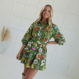 The Founders Mini Dress - Olive