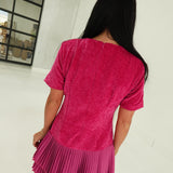Carney Mini Dress - Hot Pink