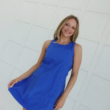 Adaline Mini Dress - Royal Blue