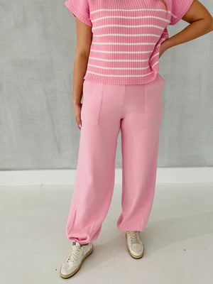 Candyland Sweater Pants - Pink