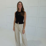 Influenced Knit Top - Black