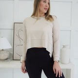 Side Quest Top - Sand Beige