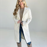 Manhattan Coat - Ivory