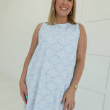Lorelei Shift Dress - Light Blue