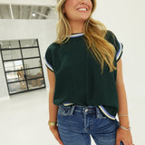 Smithers Contrast Top - Hunter