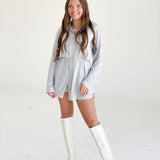 The Brew Romper Dress - Silver