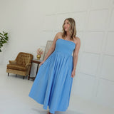 Ponder Midi Dress - Blue