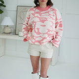 Finlee Sweater Top - Pink