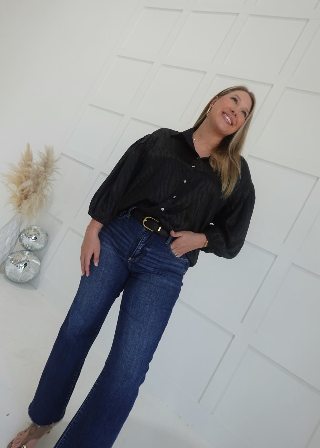 Pride of Me Blouse - Black