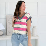 Catchall Sleeveless Sweater - Pink