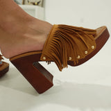 Bella Fringe Heel