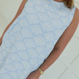 Lorelei Shift Dress - Light Blue