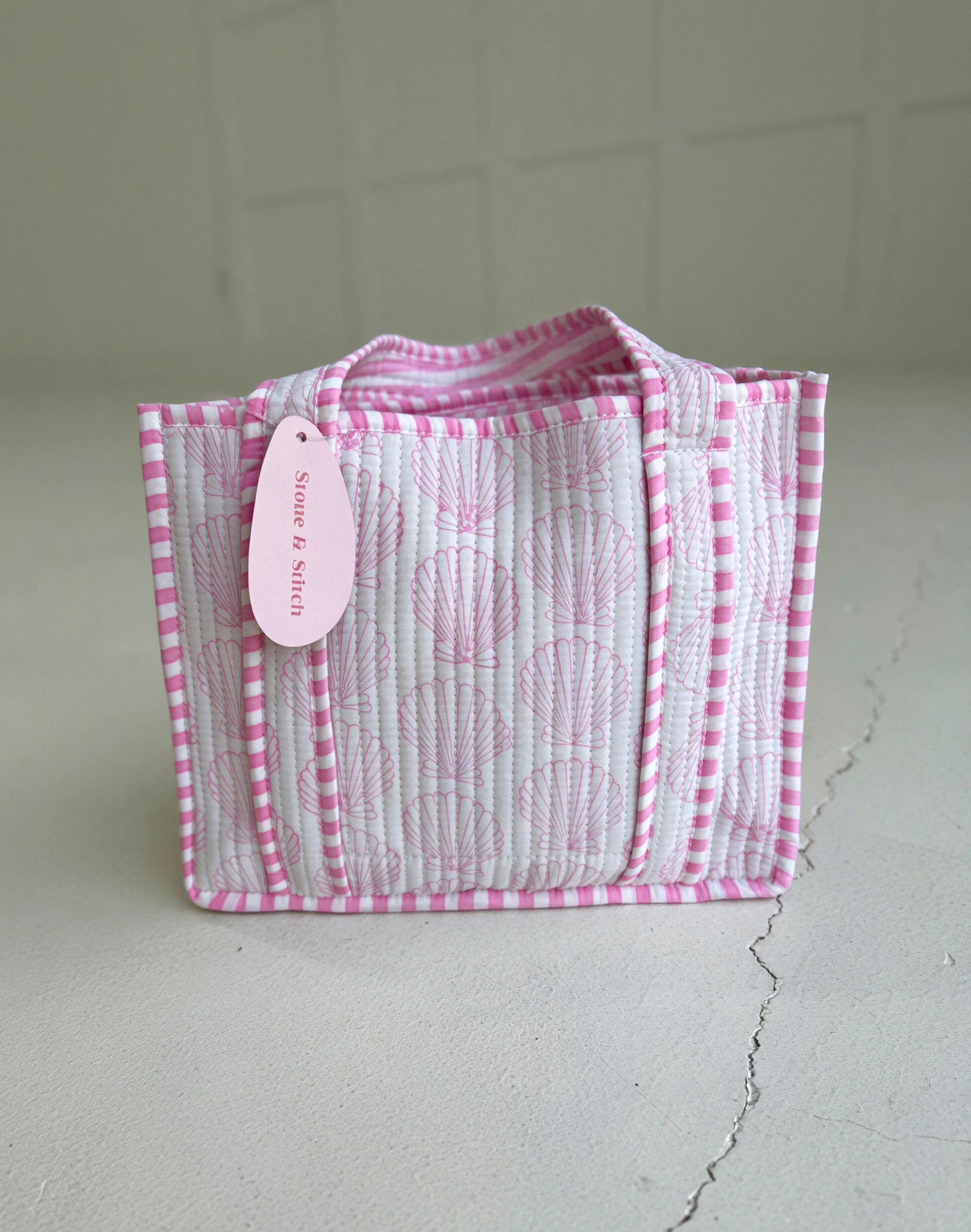 Mini Quilted Shell Tote