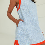 Taylor Textured Dress - Blue