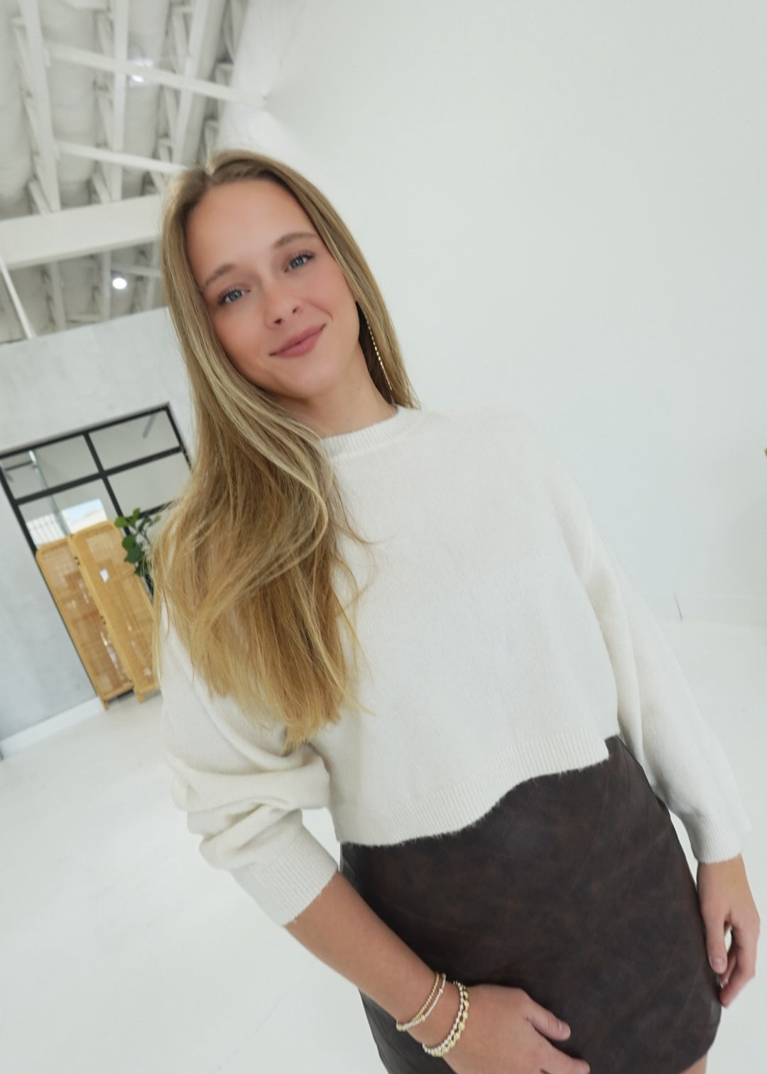 Back of Your Mind Sweater - Cream