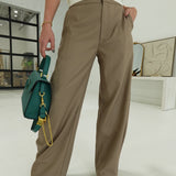 Full Time Trouser Pants - Khaki