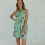 Vineyard Mini Dress - Green