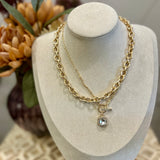 Chunky Toggle Layered Necklace