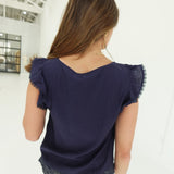 Sweet On Me Top - Navy