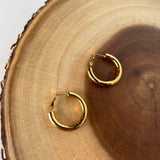 Chubby 18K Dipped Hoop