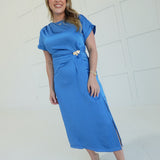 City Noir Midi Dress - Blue