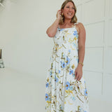 Waverly Midi Dress - Ivory Multi