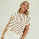 Greer Knit Top - Dark Taupe