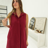 Ramona Mini Dress - Crimson