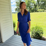 Strictly Professional Midi Dress
