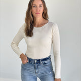 Keep It Simple Top - Cream