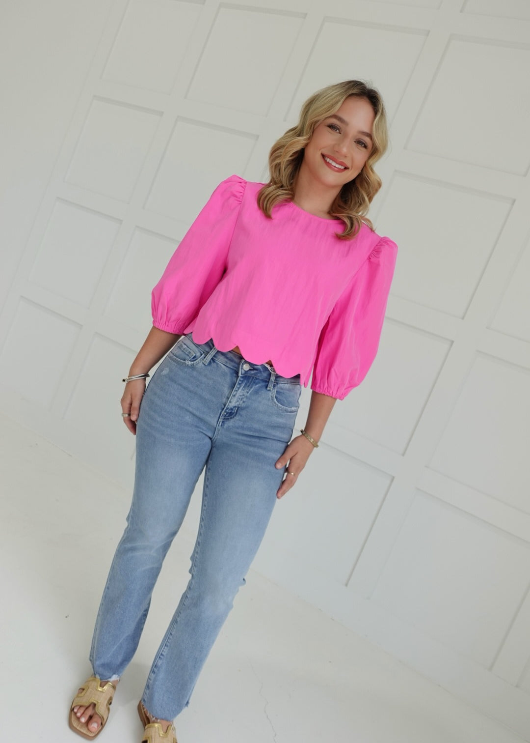 Malibu Scallop Hem Top