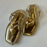 Signature Slingback Sandal - Gold