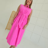 Lisbon Midi Dress - Pink
