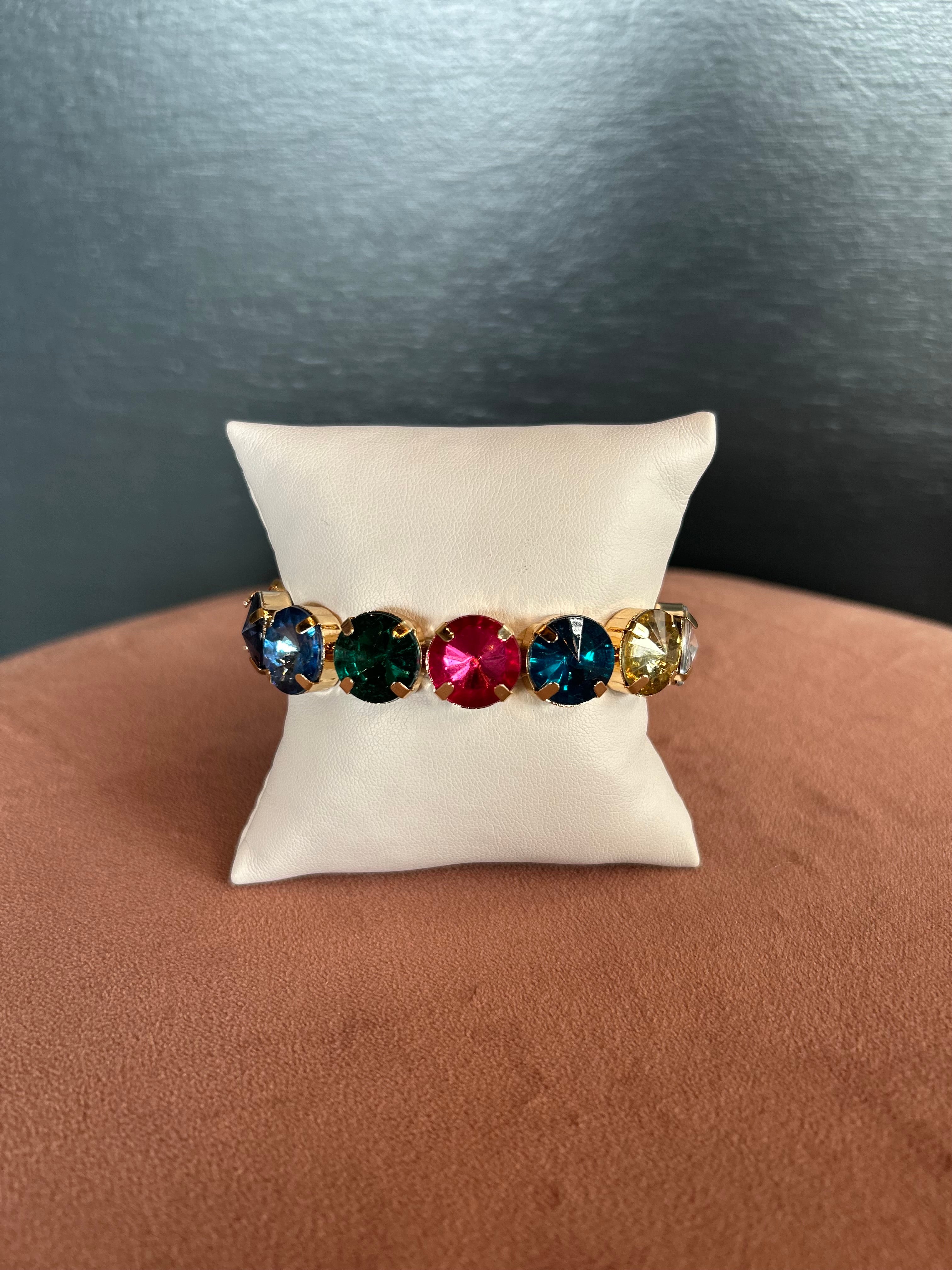 Chunky Gemstone Bracelet - Multi