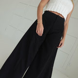 Your Atypical Palazzo Pants - Black