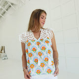 Southern Charm Top - Blue